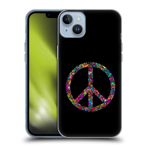 LebensArt Contexts Peace Soft Gel Case for Apple iPhone 14 Plus