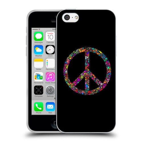 LebensArt Contexts Peace Soft Gel Case for Apple iPhone 5c