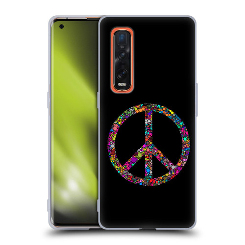 LebensArt Contexts Peace Soft Gel Case for OPPO Find X2 Pro 5G