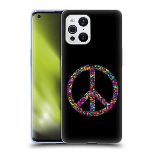 LebensArt Contexts Peace Soft Gel Case for OPPO Find X3 / Pro