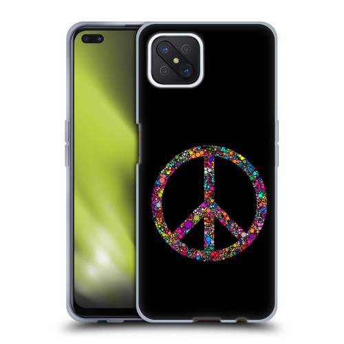 LebensArt Contexts Peace Soft Gel Case for OPPO Reno4 Z 5G