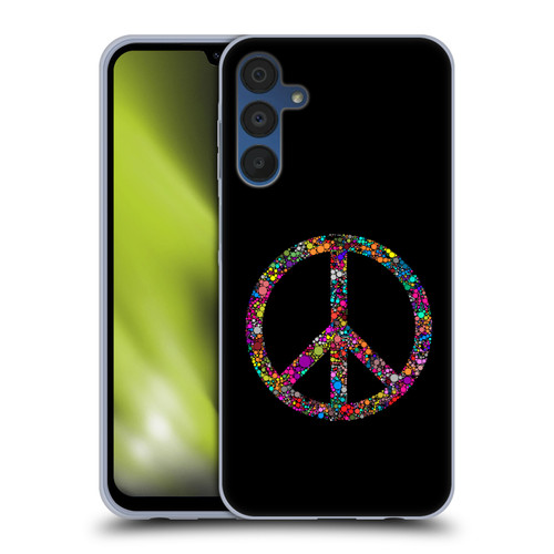 LebensArt Contexts Peace Soft Gel Case for Samsung Galaxy A15