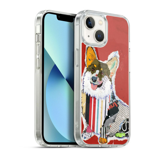 Michel Keck Dogs 2 Corgi Soft Gel Case for Apple iPhone 13
