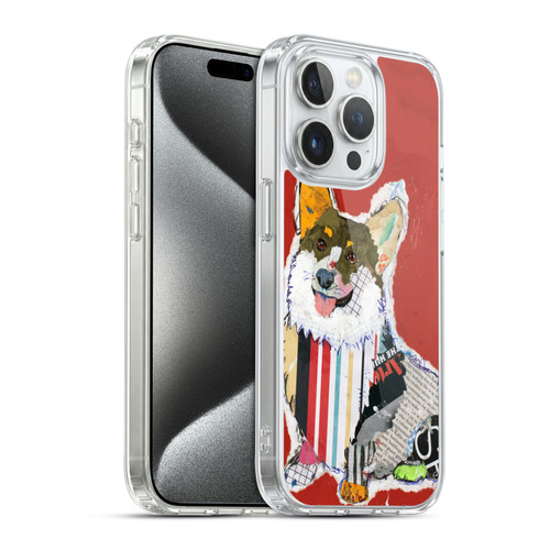 Michel Keck Dogs 2 Corgi Soft Gel Case for Apple iPhone 15 Pro & MagSafe