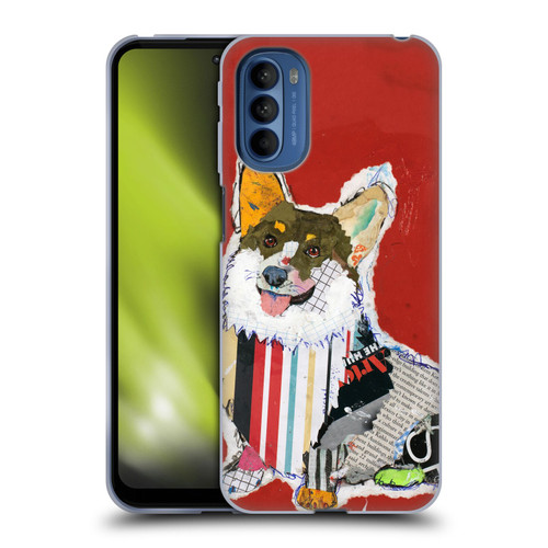 Michel Keck Dogs 2 Corgi Soft Gel Case for Motorola Moto G41
