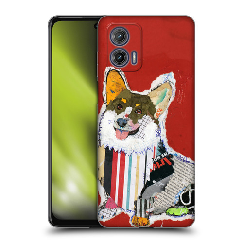 Michel Keck Dogs 2 Corgi Soft Gel Case for Motorola Moto G73 5G