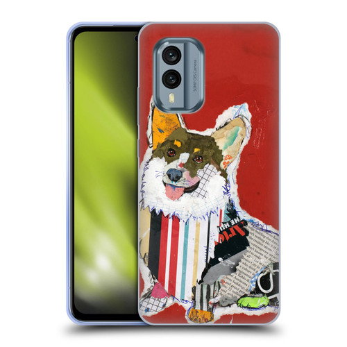 Michel Keck Dogs 2 Corgi Soft Gel Case for Nokia X30