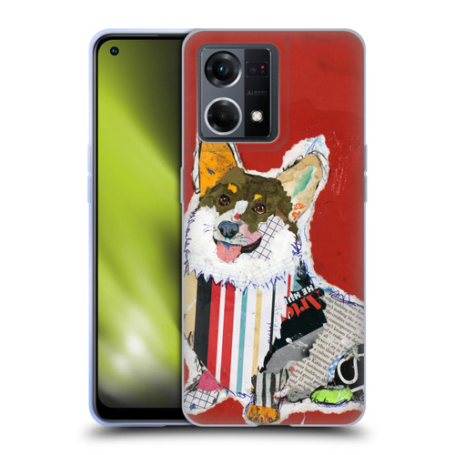 Michel Keck Dogs 2 Corgi Soft Gel Case for OPPO Reno8 4G