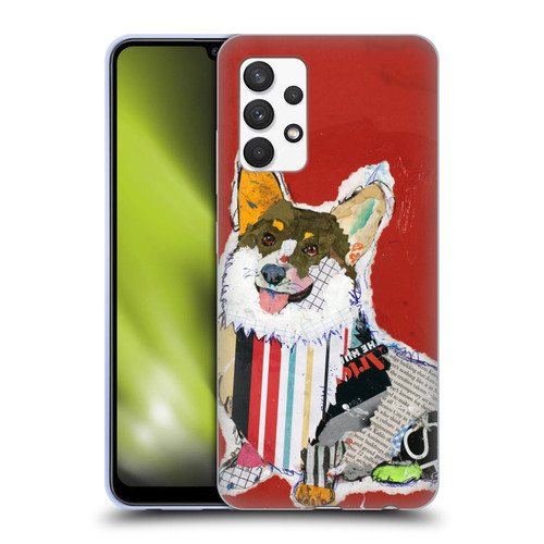 Michel Keck Dogs 2 Corgi Soft Gel Case for Samsung Galaxy A32 (2021)