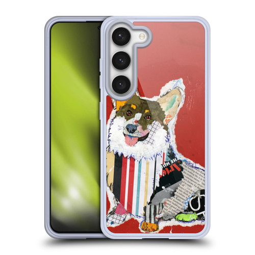 Michel Keck Dogs 2 Corgi Soft Gel Case for Samsung Galaxy S23 5G