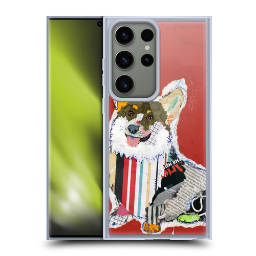 Michel Keck Dogs 2 Corgi Soft Gel Case for Samsung Galaxy S23 Ultra 5G