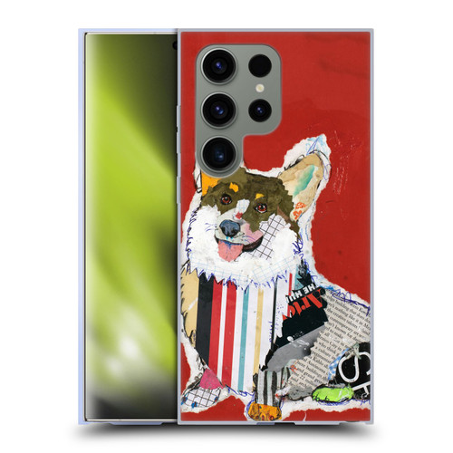 Michel Keck Dogs 2 Corgi Soft Gel Case for Samsung Galaxy S24 Ultra 5G