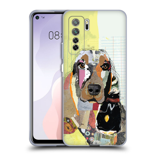 Michel Keck Dogs Basset Hound Soft Gel Case for Huawei Nova 7 SE/P40 Lite 5G