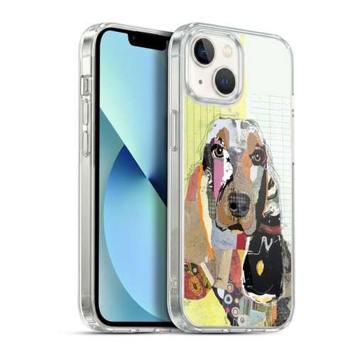 Michel Keck Dogs Basset Hound Soft Gel Case for Apple iPhone 13