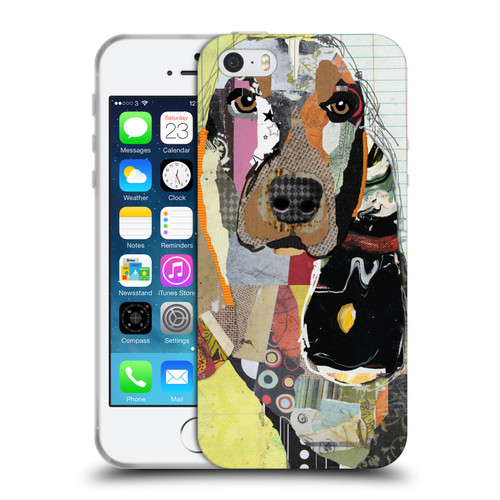 Michel Keck Dogs Basset Hound Soft Gel Case for Apple iPhone 5 / 5s / iPhone SE 2016