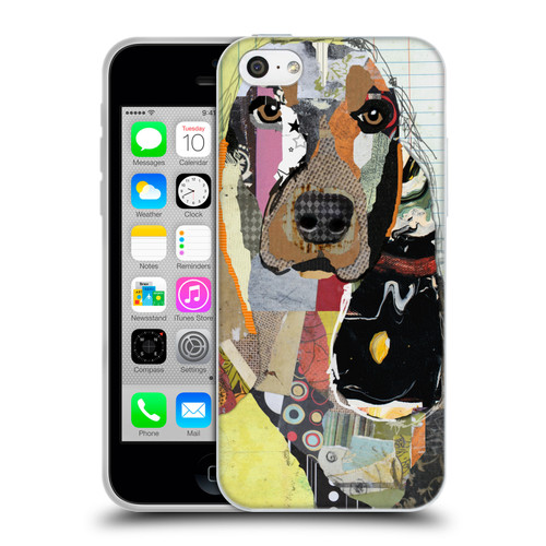 Michel Keck Dogs Basset Hound Soft Gel Case for Apple iPhone 5c