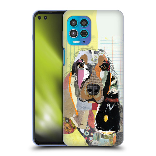 Michel Keck Dogs Basset Hound Soft Gel Case for Motorola Moto G100