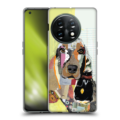 Michel Keck Dogs Basset Hound Soft Gel Case for OnePlus 11 5G