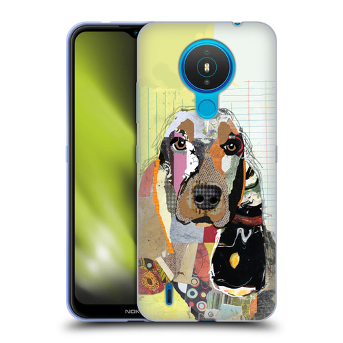Michel Keck Dogs Basset Hound Soft Gel Case for Nokia 1.4
