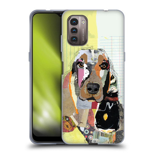 Michel Keck Dogs Basset Hound Soft Gel Case for Nokia G11 / G21