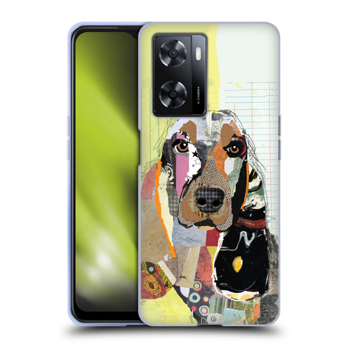 Michel Keck Dogs Basset Hound Soft Gel Case for OPPO A57s