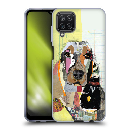 Michel Keck Dogs Basset Hound Soft Gel Case for Samsung Galaxy A12 (2020)