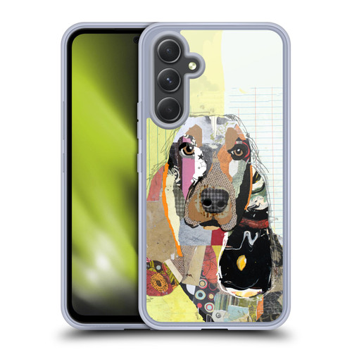 Michel Keck Dogs Basset Hound Soft Gel Case for Samsung Galaxy A54 5G