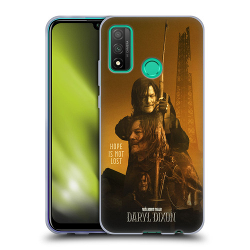 The Walking Dead: Daryl Dixon Key Art Double Exposure Soft Gel Case for Huawei P Smart (2020)