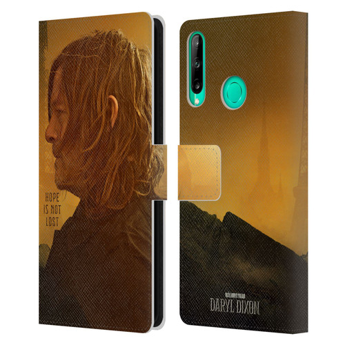 The Walking Dead: Daryl Dixon Key Art Hope Is Not Lost Leather Book Wallet Case Cover For Huawei P40 lite E