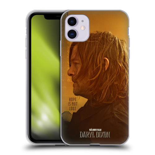 The Walking Dead: Daryl Dixon Key Art Hope Is Not Lost Soft Gel Case for Apple iPhone 11