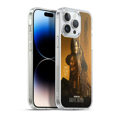 The Walking Dead: Daryl Dixon Key Art Double Exposure Soft Gel Case for Apple iPhone 13 Pro Max & MagSafe