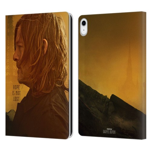 The Walking Dead: Daryl Dixon Key Art Hope Is Not Lost Leather Book Wallet Case Cover For Apple iPad 10.9 2022/2025