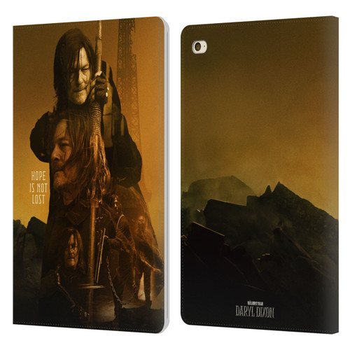 The Walking Dead: Daryl Dixon Key Art Double Exposure Leather Book Wallet Case Cover For Apple iPad mini 4