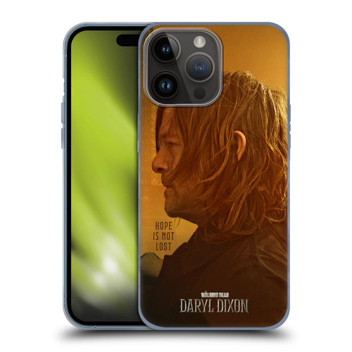 The Walking Dead: Daryl Dixon Key Art Hope Is Not Lost Soft Gel Case for Apple iPhone 15 Pro Max