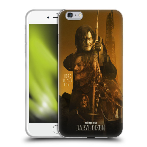 The Walking Dead: Daryl Dixon Key Art Double Exposure Soft Gel Case for Apple iPhone 6 Plus / iPhone 6s Plus