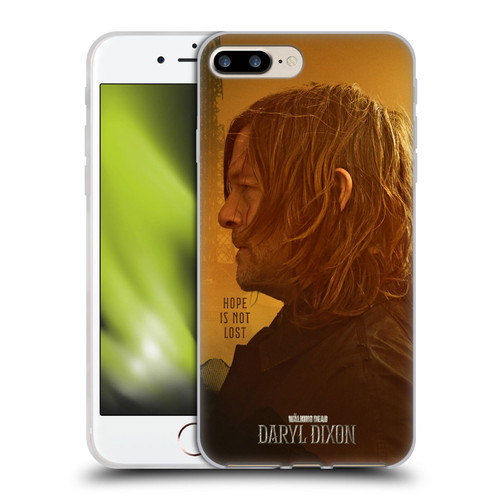 The Walking Dead: Daryl Dixon Key Art Hope Is Not Lost Soft Gel Case for Apple iPhone 7 Plus / iPhone 8 Plus