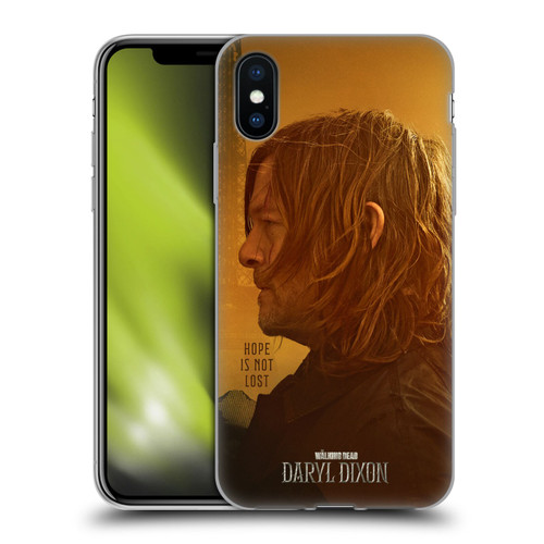 The Walking Dead: Daryl Dixon Key Art Hope Is Not Lost Soft Gel Case for Apple iPhone X / iPhone XS