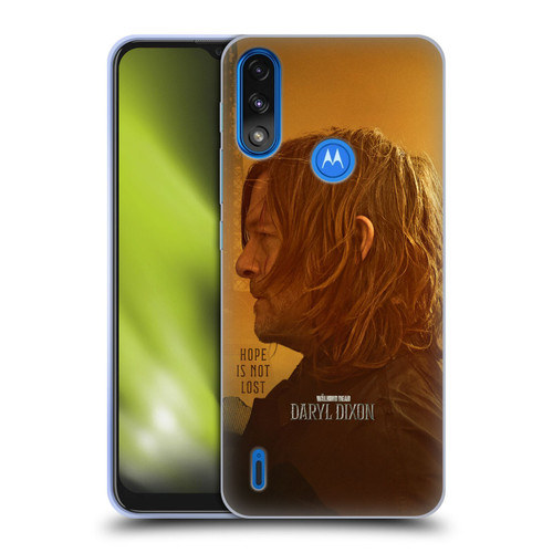 The Walking Dead: Daryl Dixon Key Art Hope Is Not Lost Soft Gel Case for Motorola Moto E7 Power / Moto E7i Power