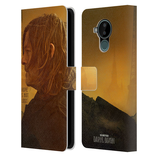 The Walking Dead: Daryl Dixon Key Art Hope Is Not Lost Leather Book Wallet Case Cover For Nokia C30
