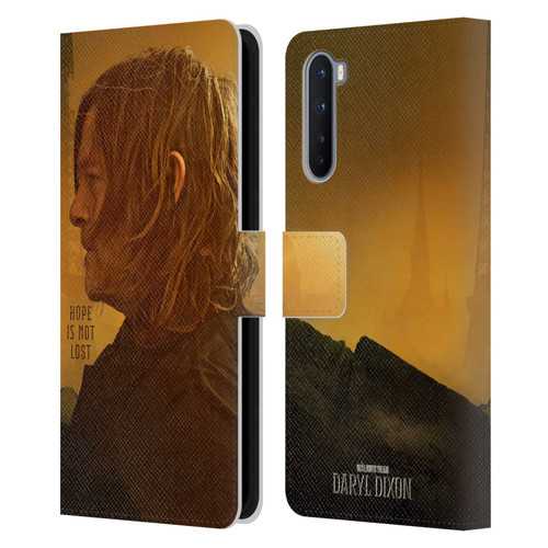 The Walking Dead: Daryl Dixon Key Art Hope Is Not Lost Leather Book Wallet Case Cover For OnePlus Nord 5G