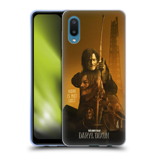 The Walking Dead: Daryl Dixon Key Art Double Exposure Soft Gel Case for Samsung Galaxy A02/M02 (2021)