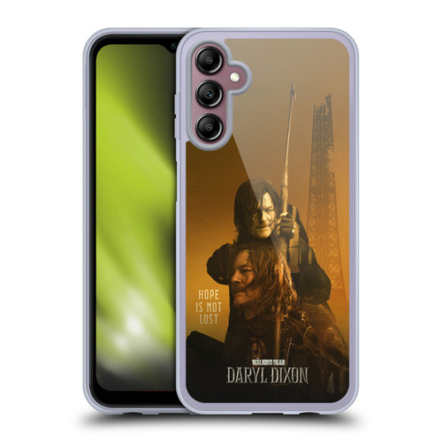 The Walking Dead: Daryl Dixon Key Art Double Exposure Soft Gel Case for Samsung Galaxy A14 5G