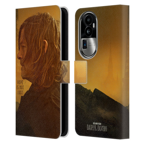 The Walking Dead: Daryl Dixon Key Art Hope Is Not Lost Leather Book Wallet Case Cover For OPPO Reno10 Pro+