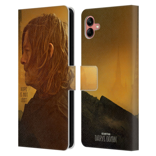 The Walking Dead: Daryl Dixon Key Art Hope Is Not Lost Leather Book Wallet Case Cover For Samsung Galaxy A04 (2022)