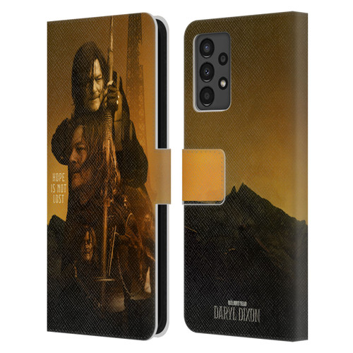 The Walking Dead: Daryl Dixon Key Art Double Exposure Leather Book Wallet Case Cover For Samsung Galaxy A13 (2022)