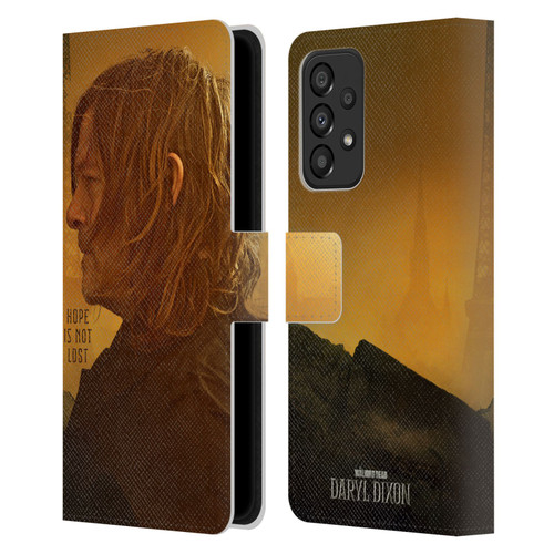 The Walking Dead: Daryl Dixon Key Art Hope Is Not Lost Leather Book Wallet Case Cover For Samsung Galaxy A33 5G (2022)