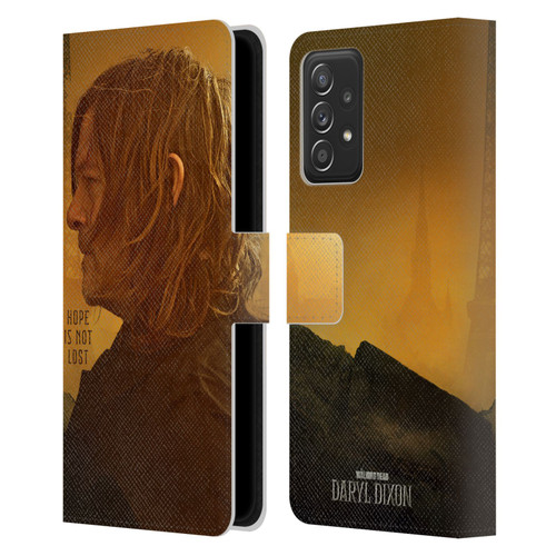 The Walking Dead: Daryl Dixon Key Art Hope Is Not Lost Leather Book Wallet Case Cover For Samsung Galaxy A52 / A52s / 5G (2021)