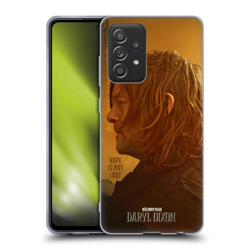 The Walking Dead: Daryl Dixon Key Art Hope Is Not Lost Soft Gel Case for Samsung Galaxy A52 / A52s / 5G (2021)