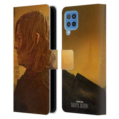 The Walking Dead: Daryl Dixon Key Art Hope Is Not Lost Leather Book Wallet Case Cover For Samsung Galaxy F22 (2021)