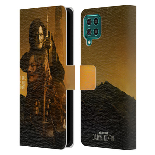 The Walking Dead: Daryl Dixon Key Art Double Exposure Leather Book Wallet Case Cover For Samsung Galaxy F62 (2021)